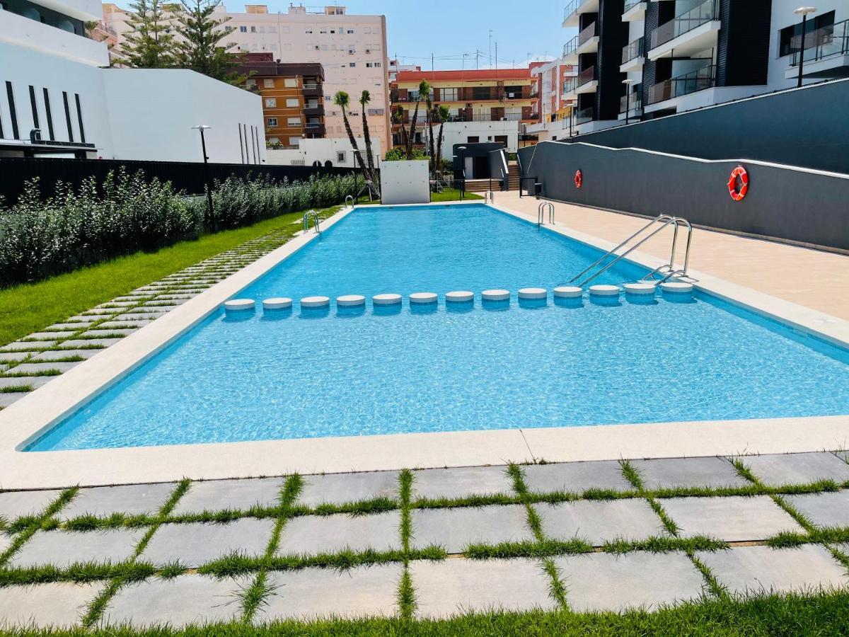 Apartamento Nuevo Junto Al Mar Con Plaza De Garaje!! Perfecto Para Familias Playa de Gandia Ngoại thất bức ảnh